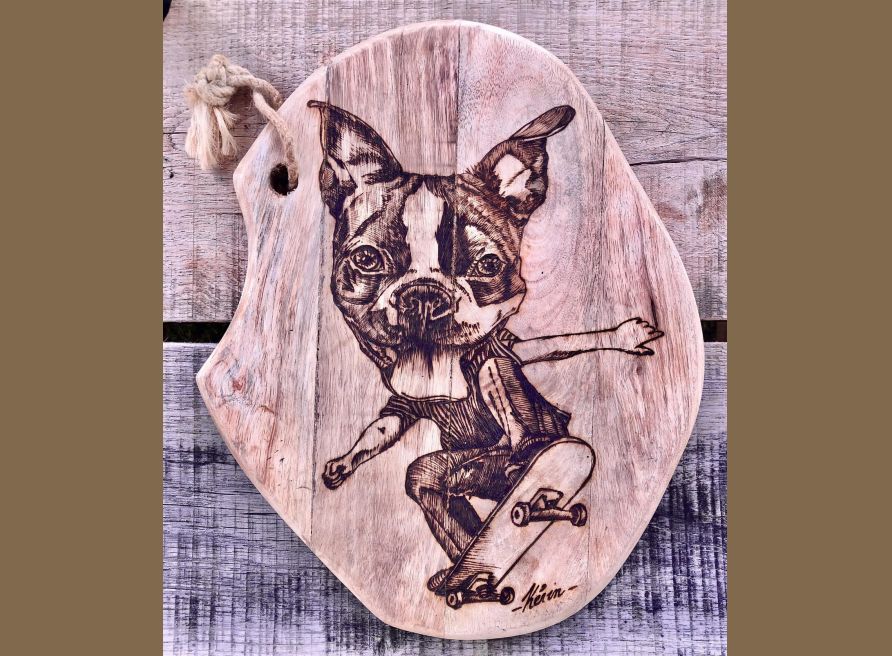 L'atelier de Doffetto - Skateboard Dog