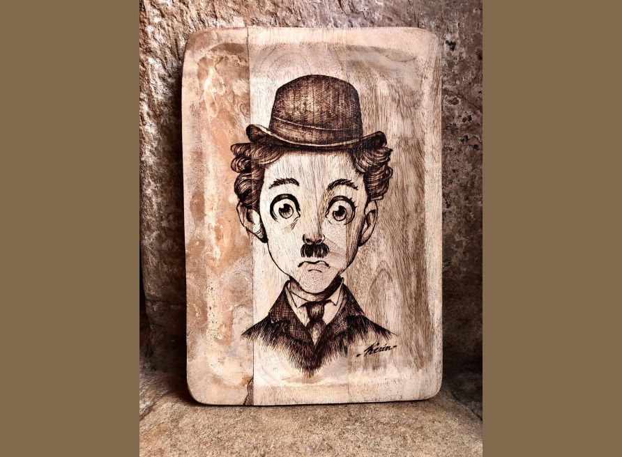 L'atelier de Doffetto - Charlie Chaplin Portrait