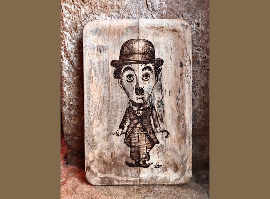 L'atelier de Doffetto - Charlie Chaplin Standing
